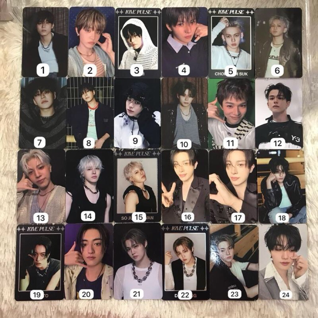 OFFICIAL PHOTOCARD TREASURE LOVE PULSE