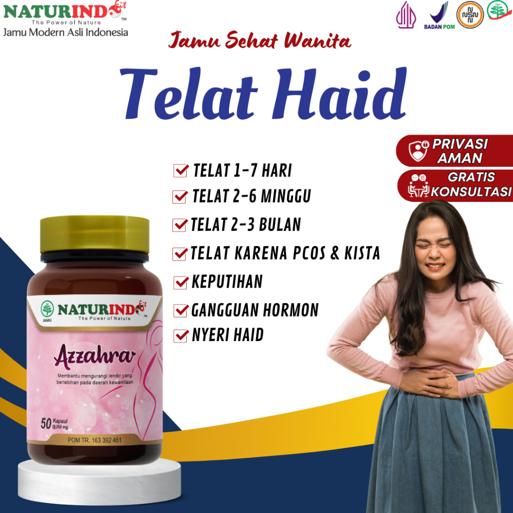 Obattelat datang bulan paling ampuh herbal pelancar haid lancar jamu melancarkan menstruasi PCOS