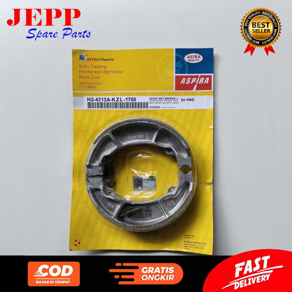 ASPIRA KAMPAS REM BELAKANG VARIO / ASTRA OTOPARTS