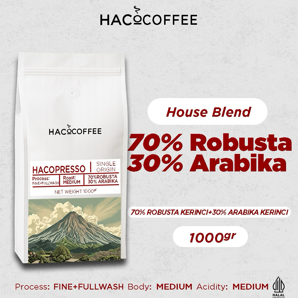 HOUSE BLEND 70:30 ROAST BEAN KERINCI