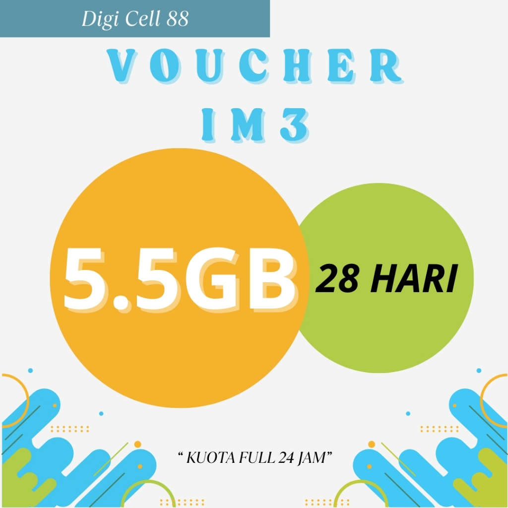 [Grosir] Voucher Kuota Indosat Freedom 5.5GB 28 Hari Full 24 Jam | Paket Data IM3 Murah