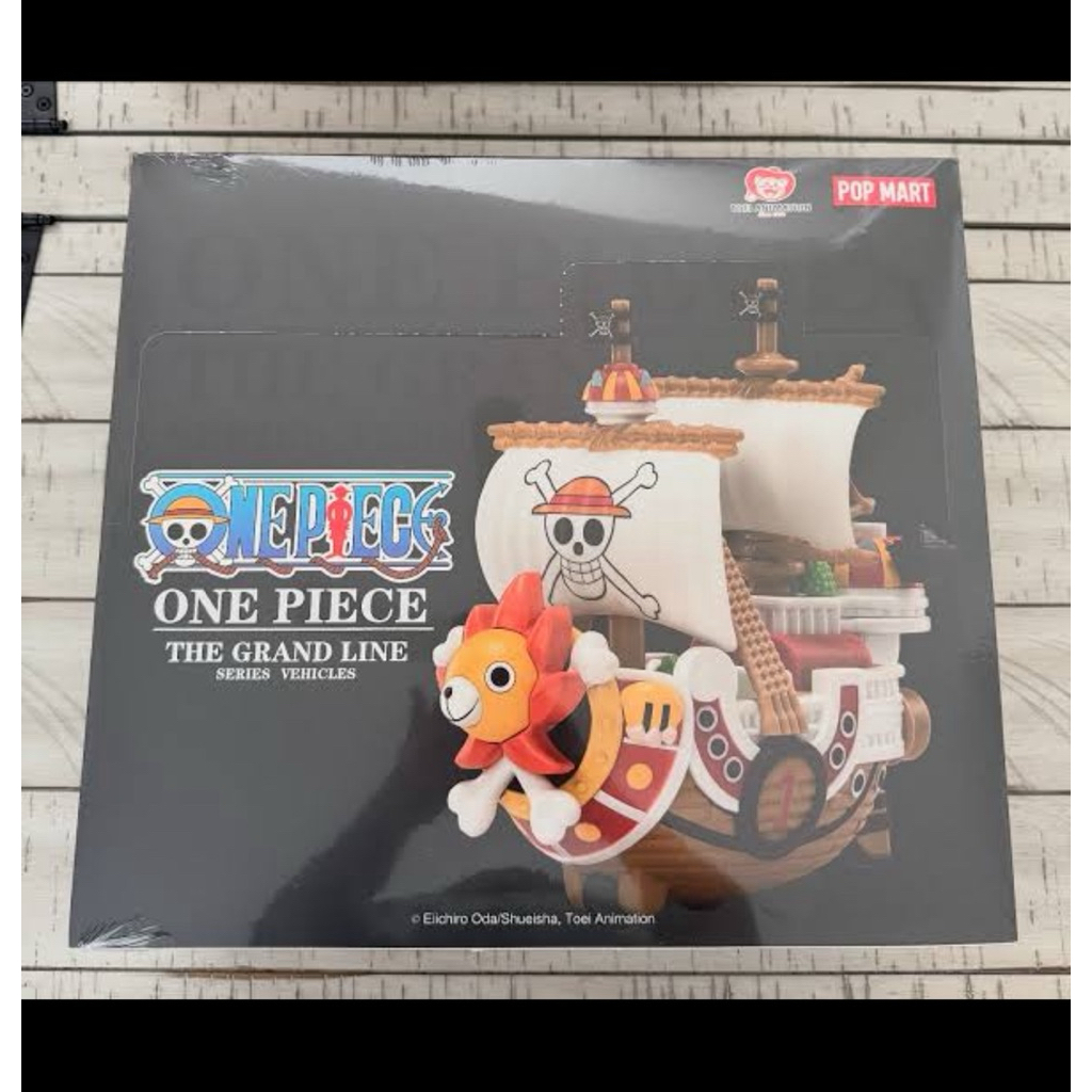 POP MART One Piece The Grand Line Series Vehicles Action Figures Blind Box Pajangan Figure Kapal Baj