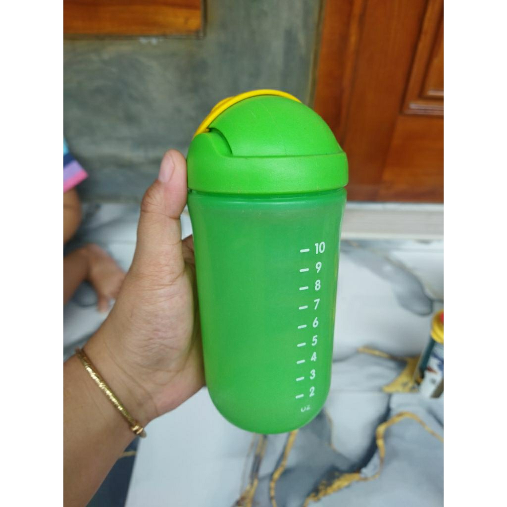 botol minum anak bayi botol kiddos sedotan tupperware second preloved