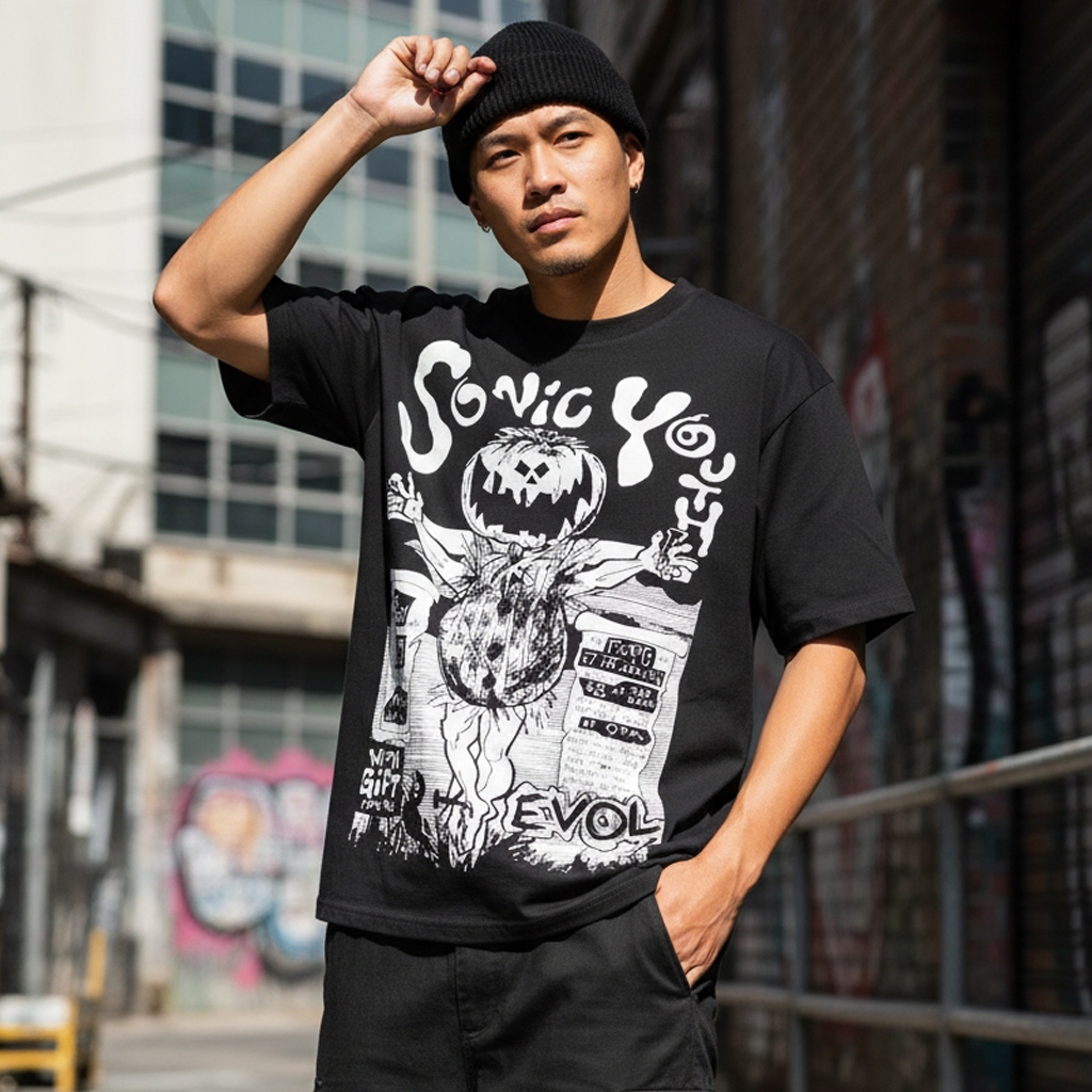 SONIC YOUTH (Big Print - Front Side) BOOTLEG Tshirt