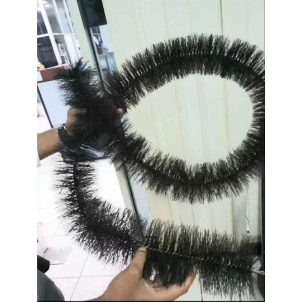 ijuk duri PLN,ijuk tiang listrik ,ijuk pengusir tikus dan ular panjang 1 Meter diameter ijuk 10 Cm