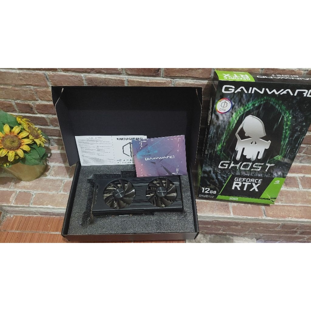 VGA NVIDIA RTX 3060 12GB Gainward Ghost Bekas Normal