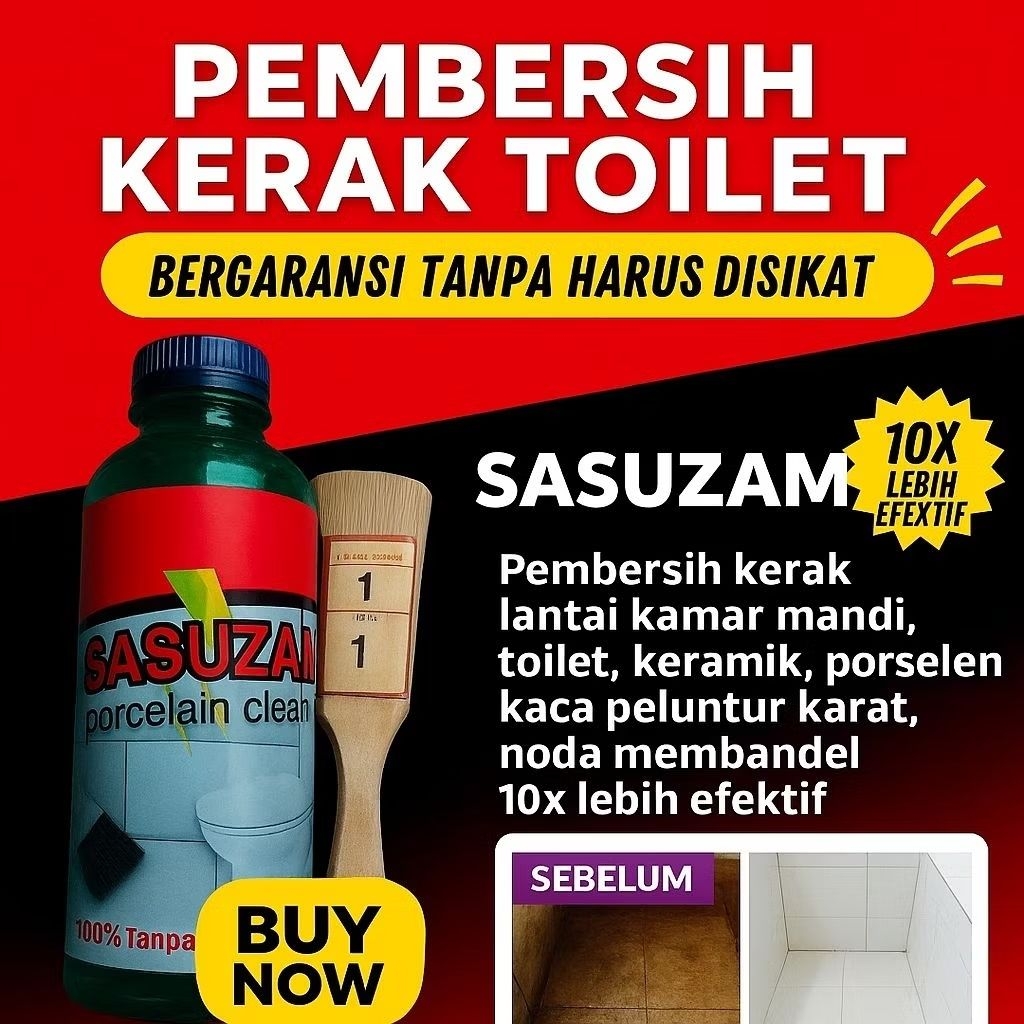 Pembersih Kerak Kamar Mandi - Toilet Cleaner Super Ampuh