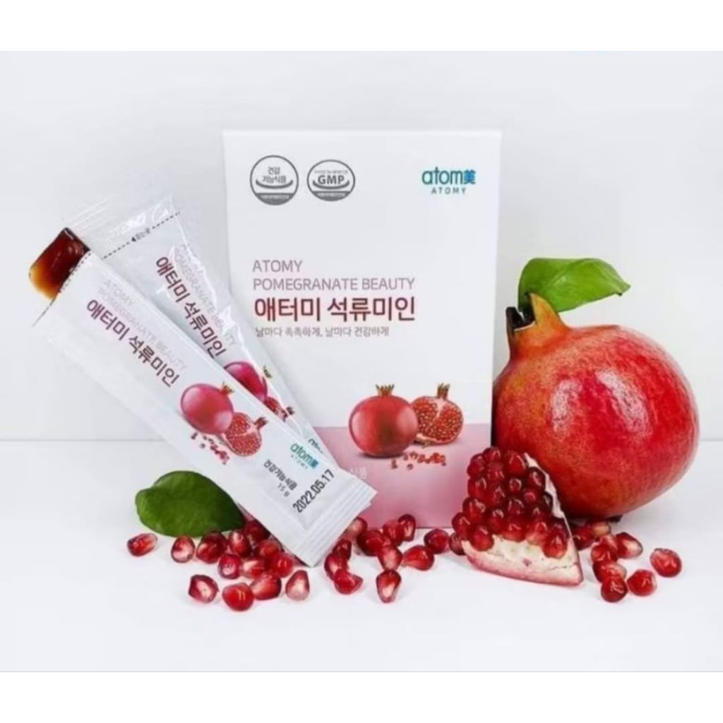 Pomegranate atomy mix fruit jelly isi 60 sachet