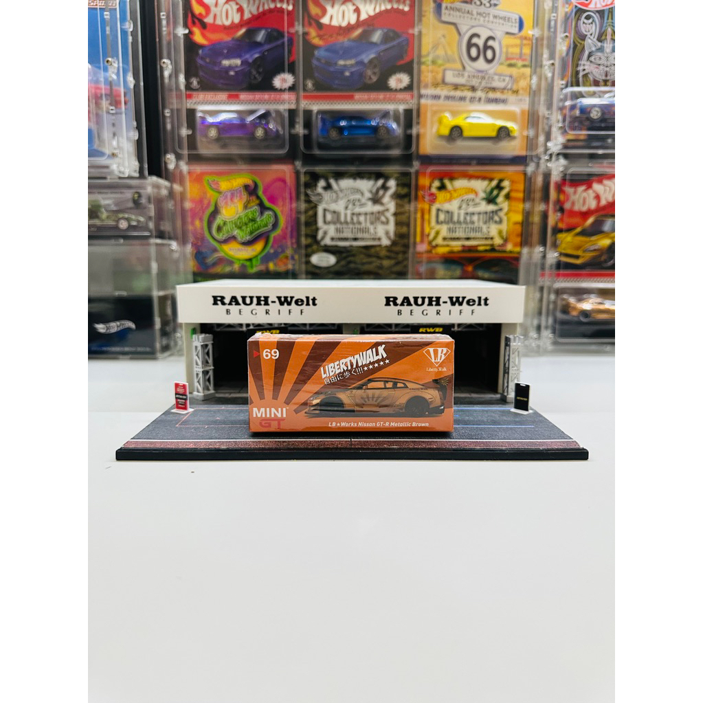 Mini GT No 69 LB Works Nissan GTR R35 Metallic Brown IDE 2019 Exclusive