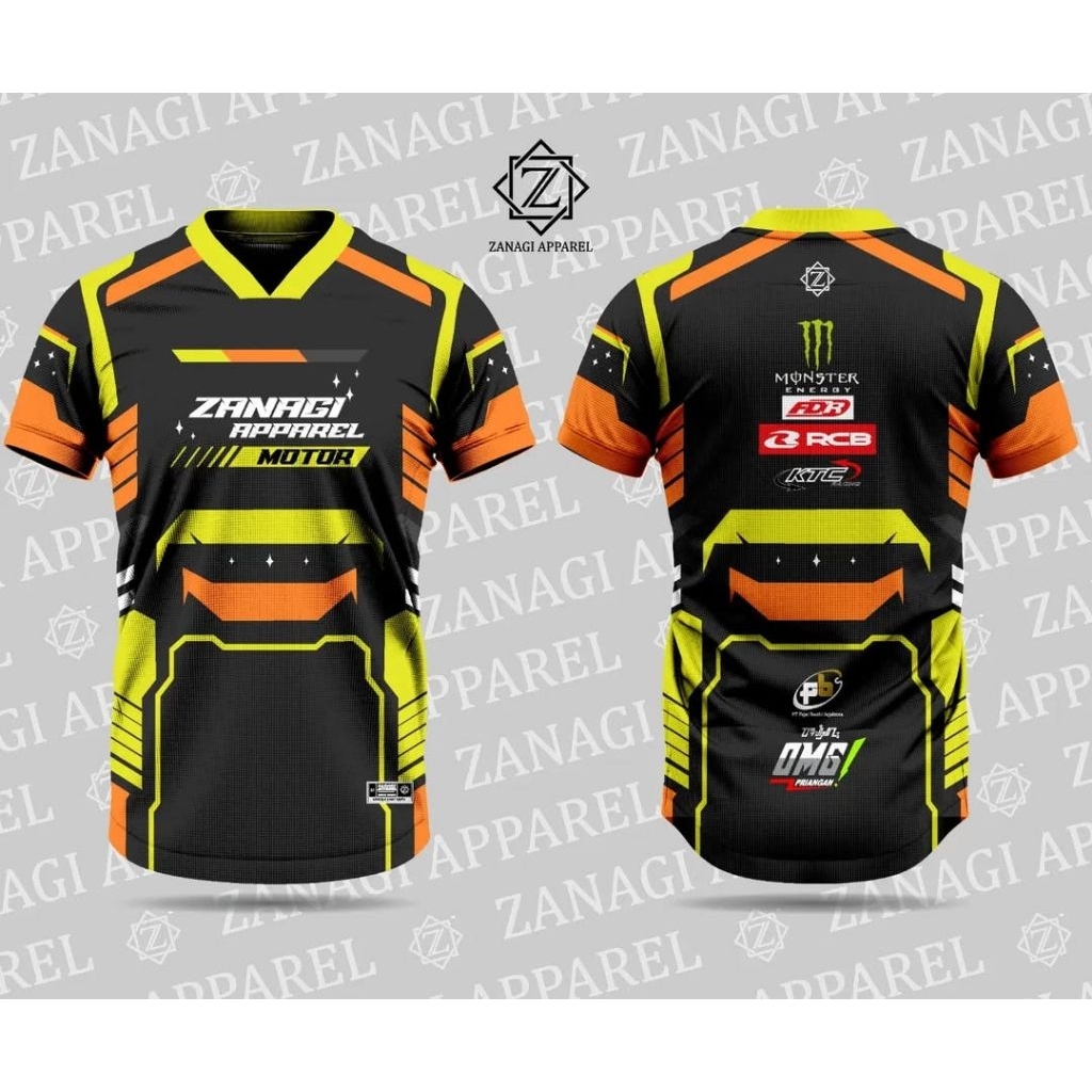 jersey motor / bengkel full print