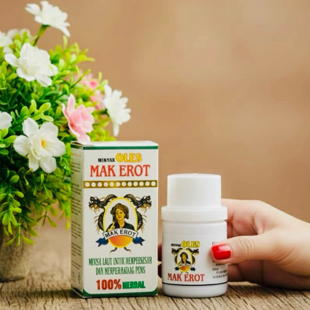 Best Seller Minyak Urut Mak Erot Minyak Pijat Pembesar Vital Pria Permanen 50ml