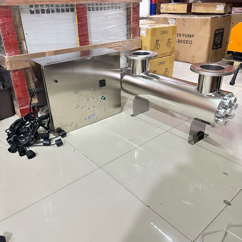 LAMPU UV 250GPM 50M3/H SS 6 lampu / ULTRAVIOLET UV 250 GPM
