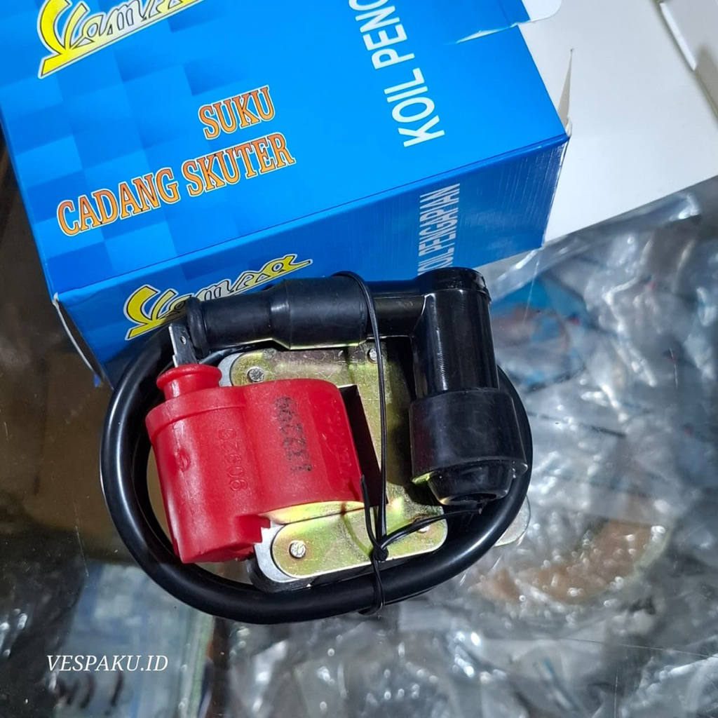 Koil coil pengapian vespa super sprint  vbb vemsa merah