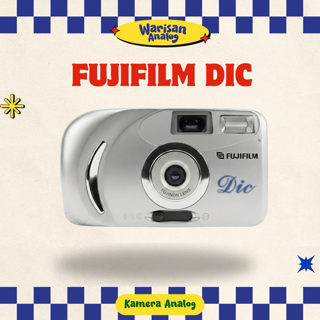 KAMERA ANALOG FUJIFILM DIC | REUSABLE CAMERA FILM 35MM | KAMERA FILM