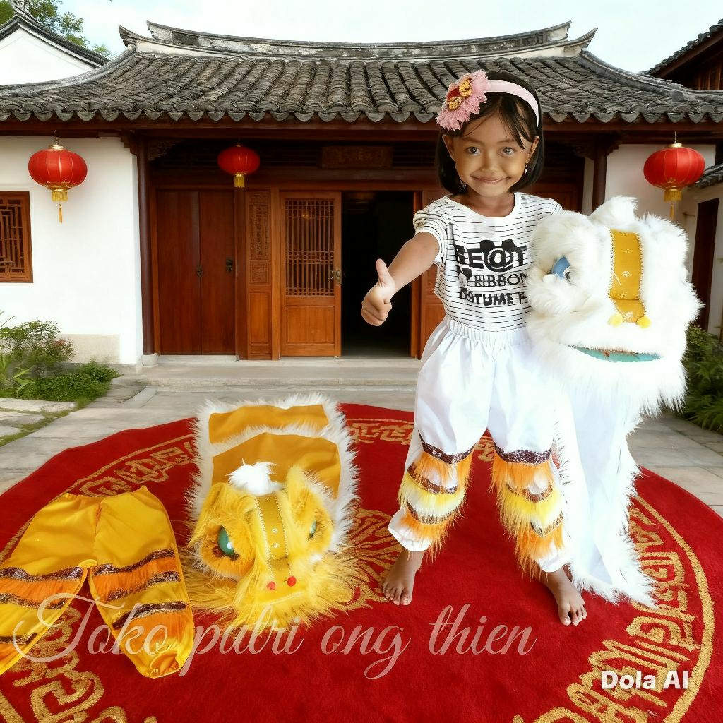 SATU SET BARONGSAI SPECIAL KOSTUM ASLI TERLARIS