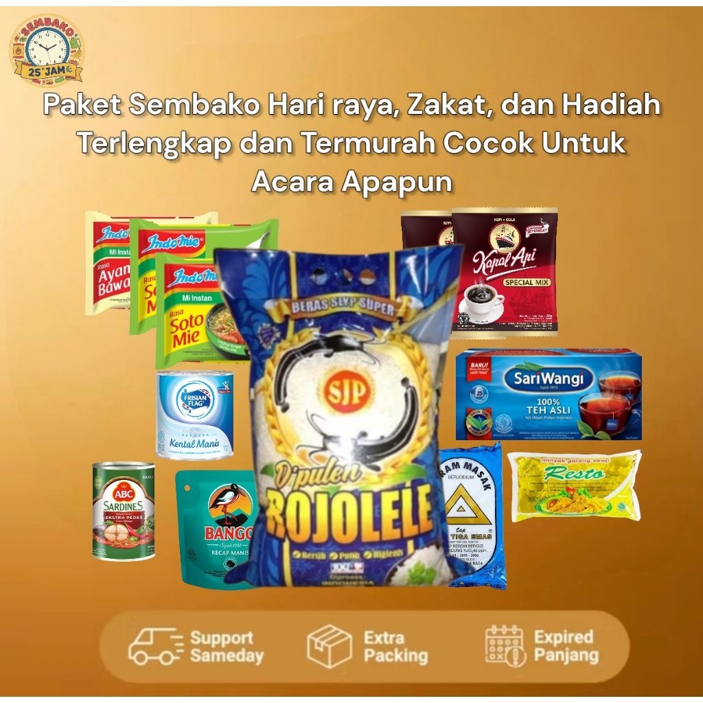 PARCEL SEMBAKO ZAKAT FITRAH DAN HARI RAYA TERLENGKAP DAN TERMURAH