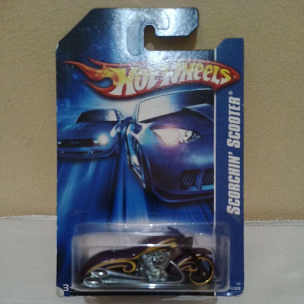 Hotwheels Blue Card scorchin' scooter