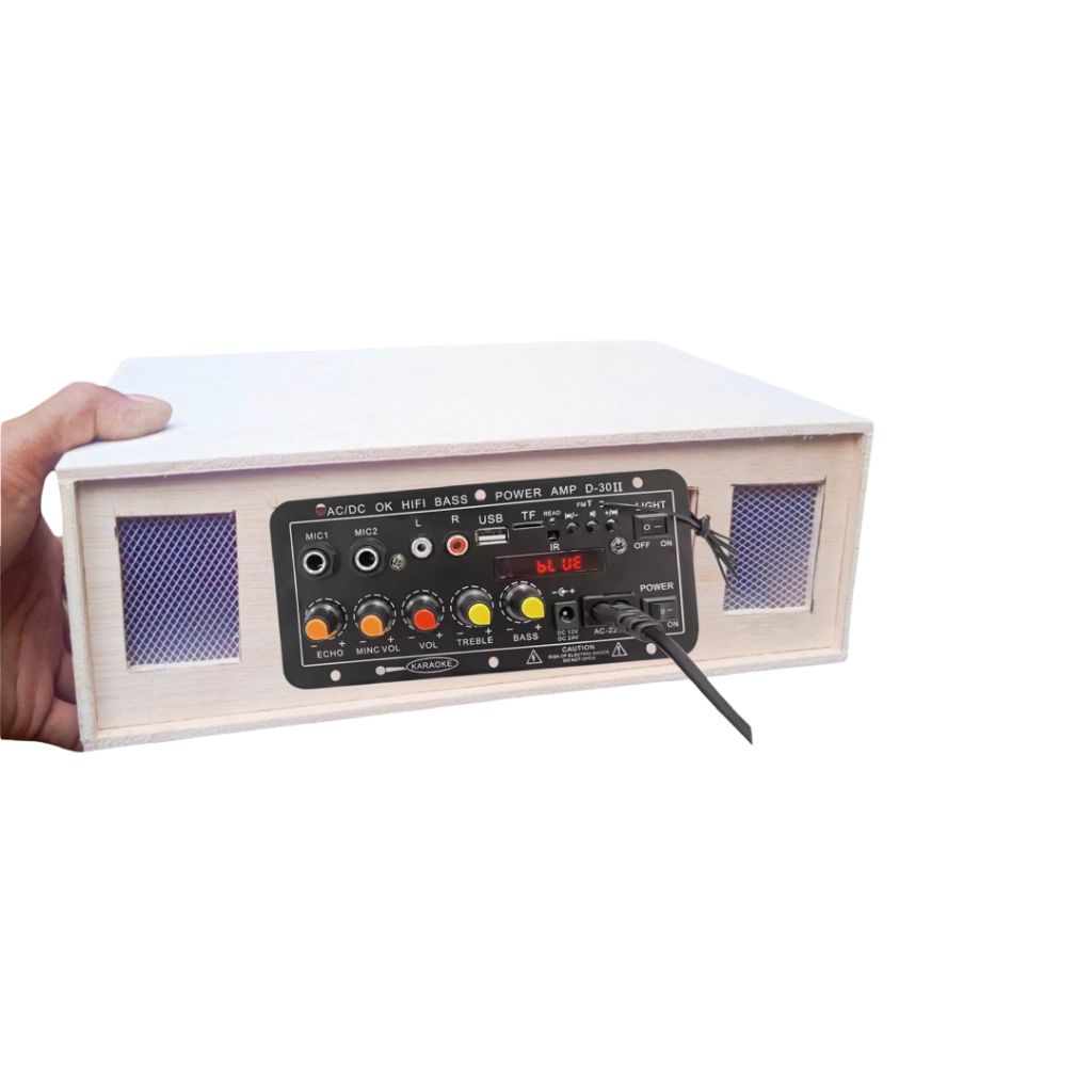 BOX POWER AMPLIFIER D10 AKTIF RUMAHAN