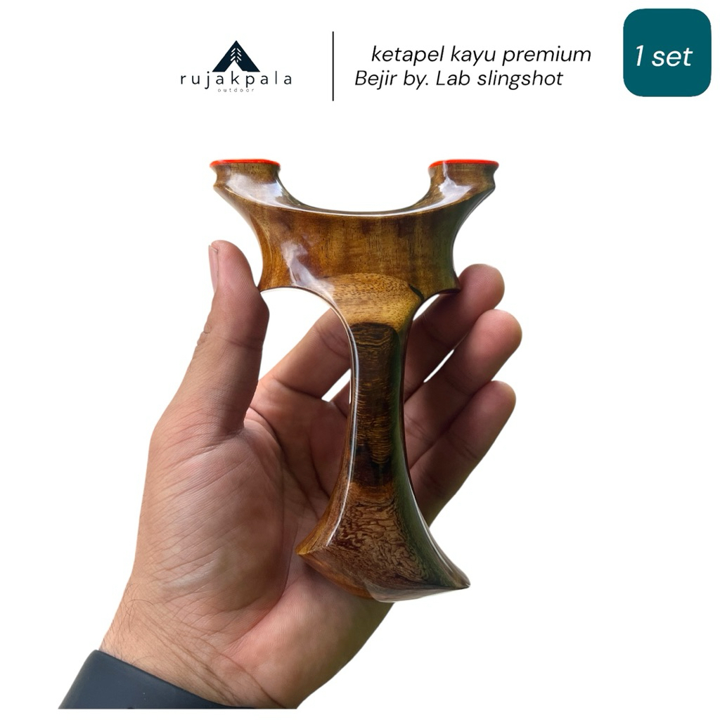 slingshot bejir - ketapel kayu premium by lab slingshot full set