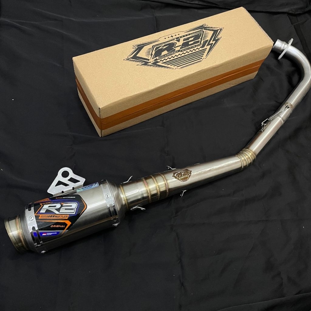 Knalpot Racing 110CC-200CC R2 ori GTX ,Roadrace,Harian, Z1, jupiter, vega, Revo, Supra