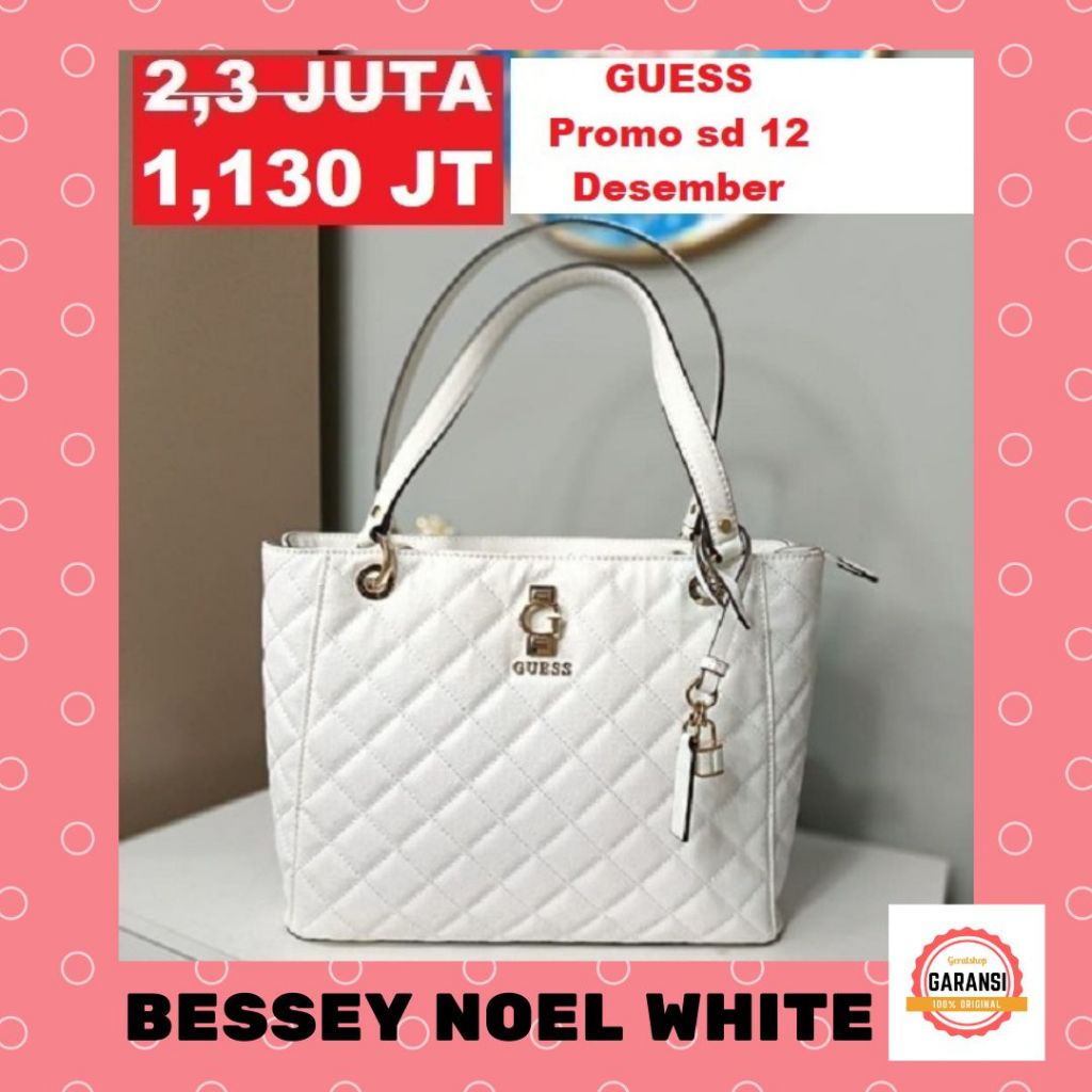 Tas Guess seri BESSEY NOEL tote bag 100% Original Store