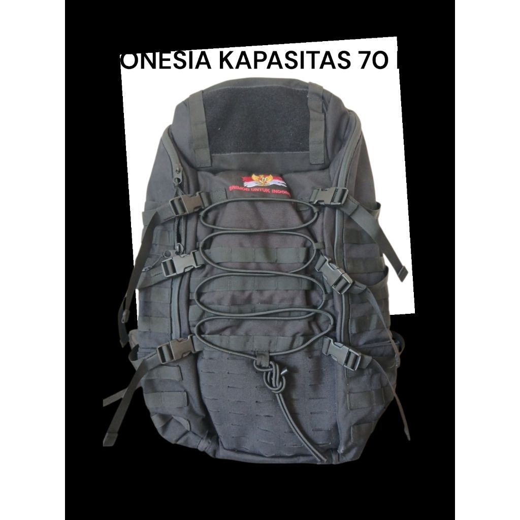 Tas Ransel Brimob kapasitas 70 Liter / Tas brimob besar / Tas asli jatah brimob untuk indonesia