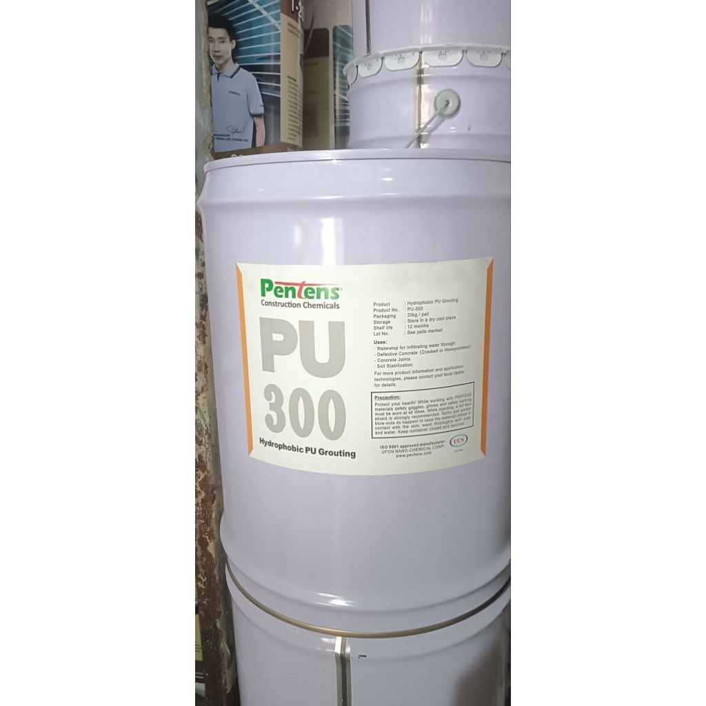 PU pentens 300 20kg cairan INJEXY BETON kropos dan renbes