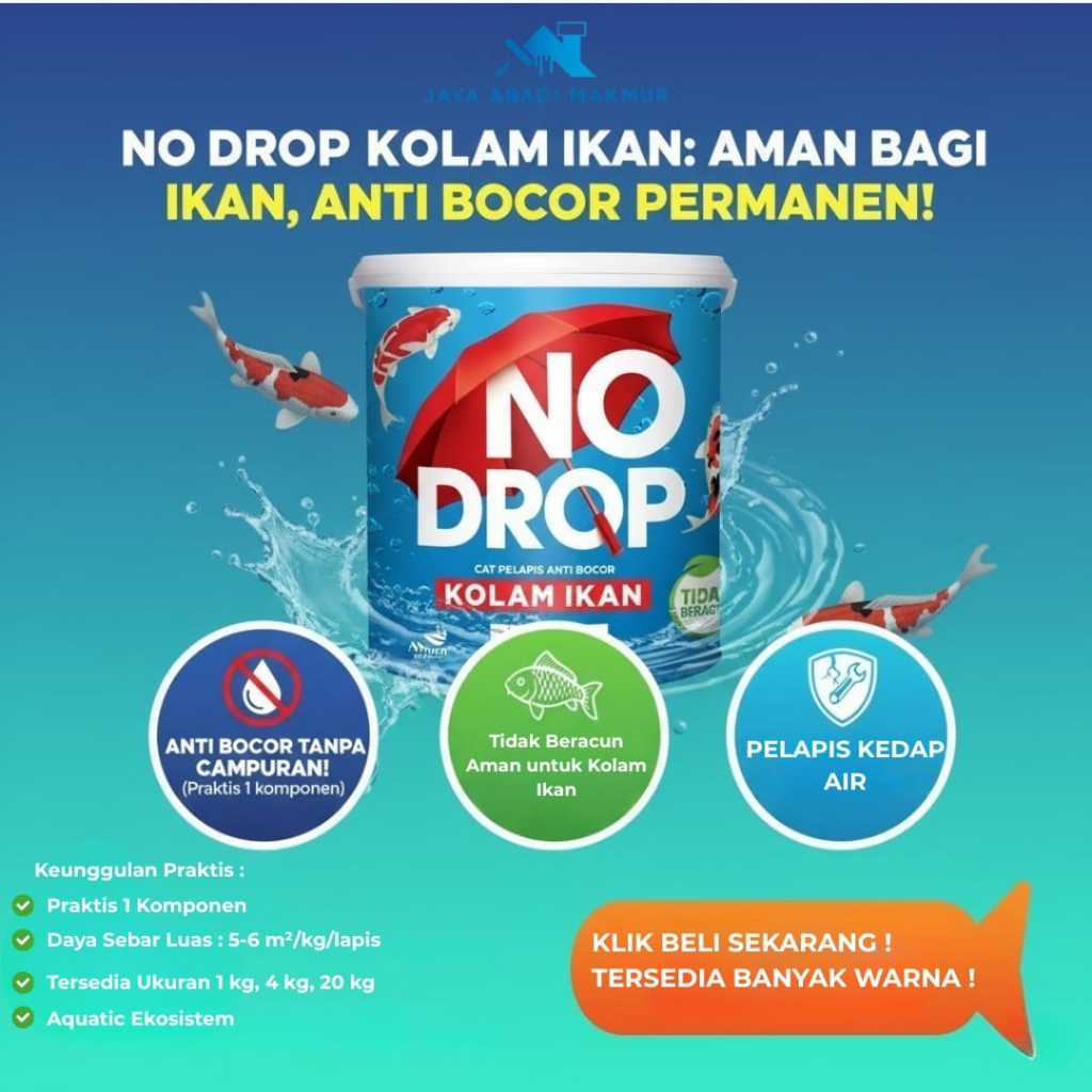 Avian Brands No Drop Kolam Ikan 1 kg / Cat Pelapis Anti Bocor Kolam Ikan