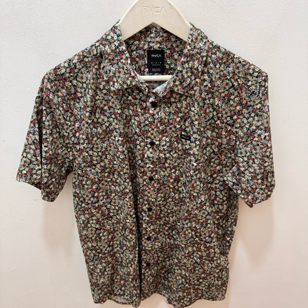 KEMEJA PRIA RVCA ORIGINAL HEAVY BLOOM