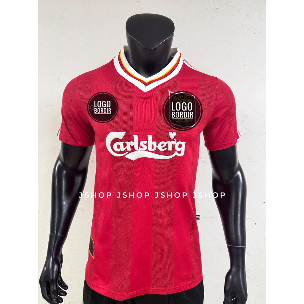 JERSEY BAJU BOLA RETRO LIVERPOOL HOME 1995 JERSEY BOLA RETRO BLOKCORE 1995