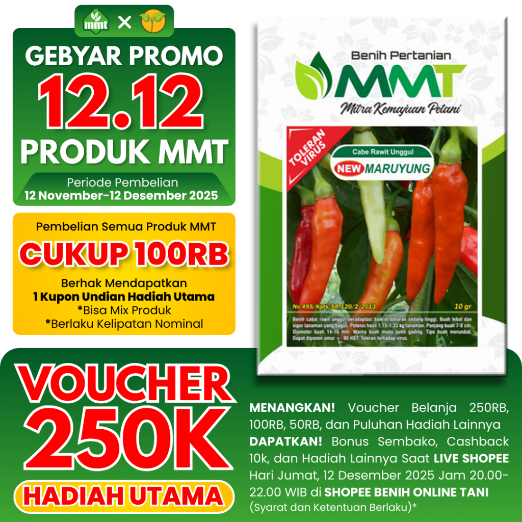 BENIH CABAI RAWIT UNGGUL NEW MARUYUNG 10 GR MMT