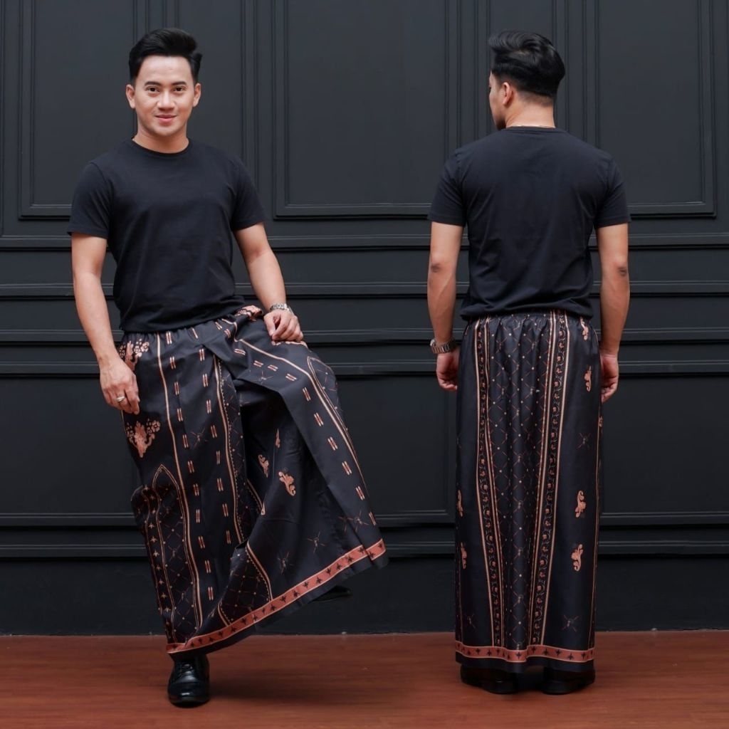 Sarung Instan Dewasa Sarung Celana Sholat Pria Bahan Adem Tebal Motif Kekinian Model Terbaru