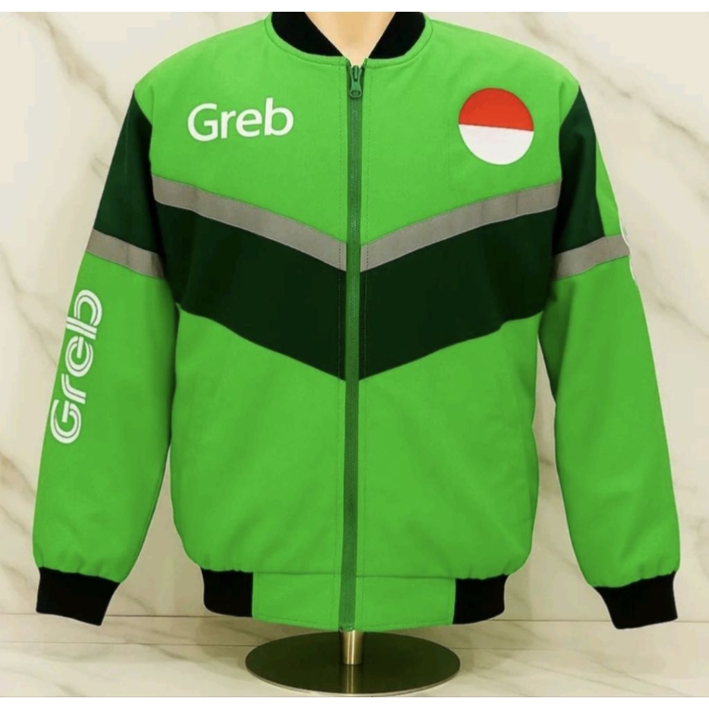 (COD) Jaket bomber GRB/ Jaket Driver grab/ jaket terlaris dan terpopuler