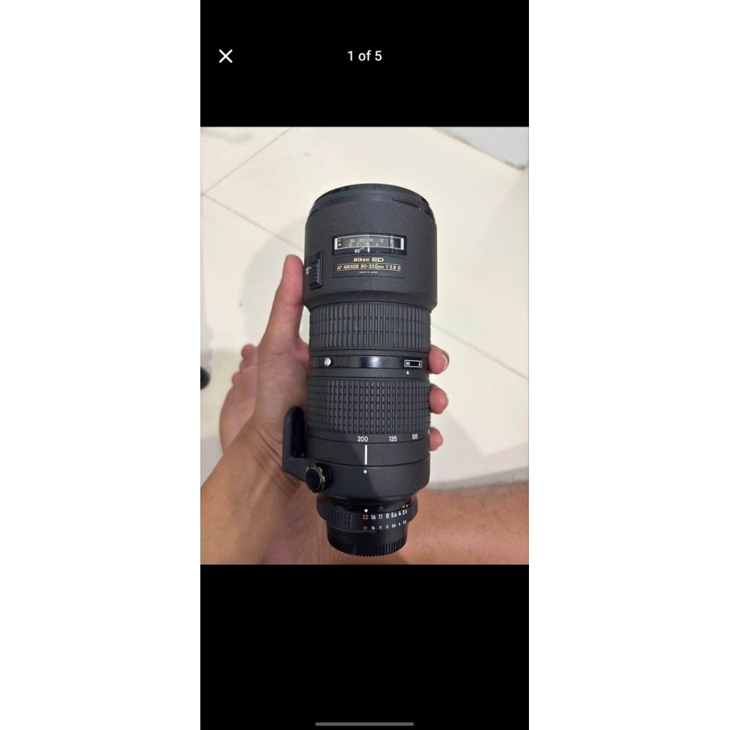 lensa tele nikon 80-200mm f2.8