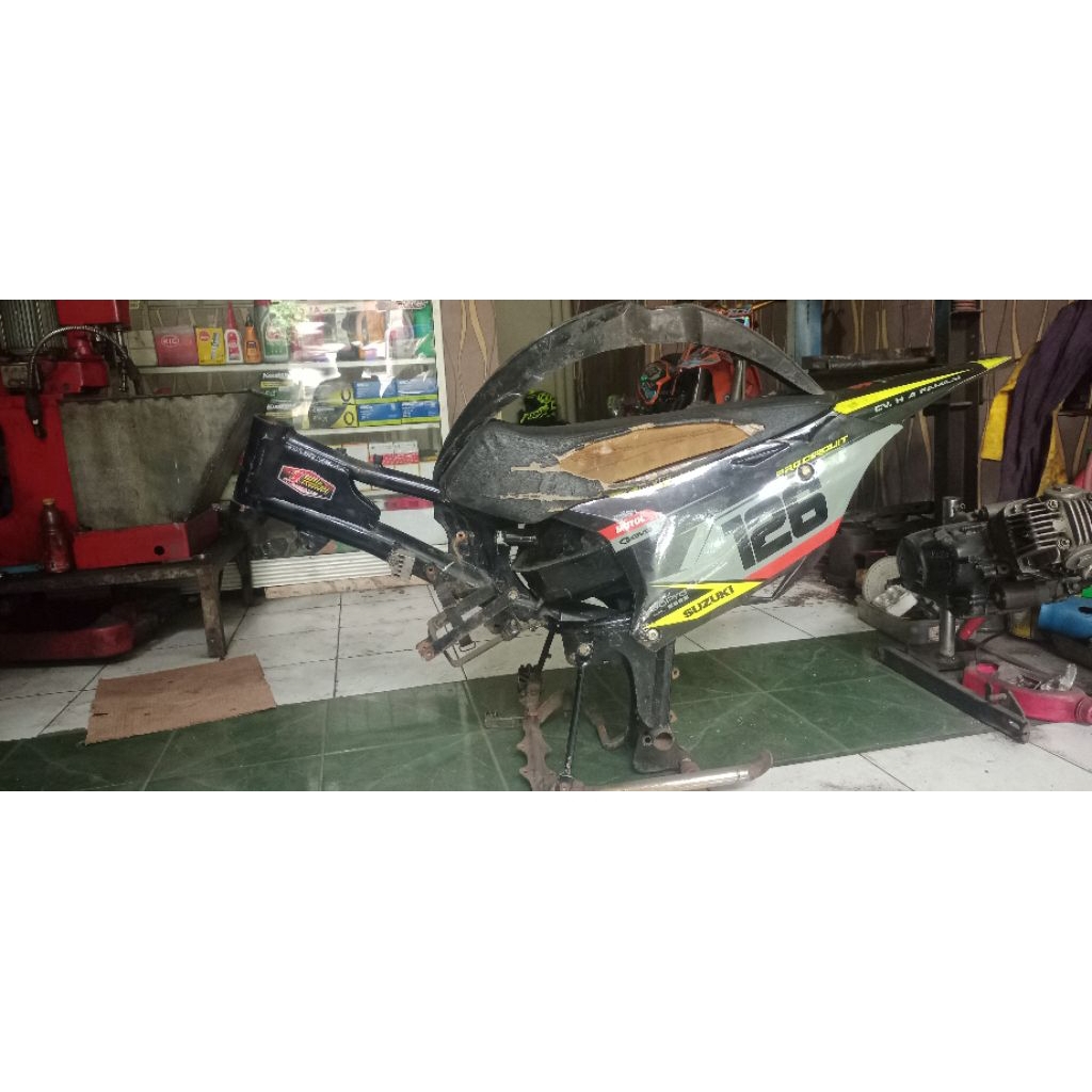 rangka bekas bbk std kx 85