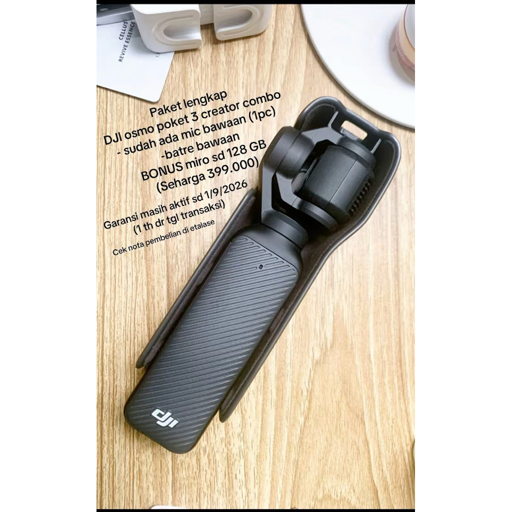 DJI OSMO POCKET 3 Creator Combo garansi sd 1/9/2026