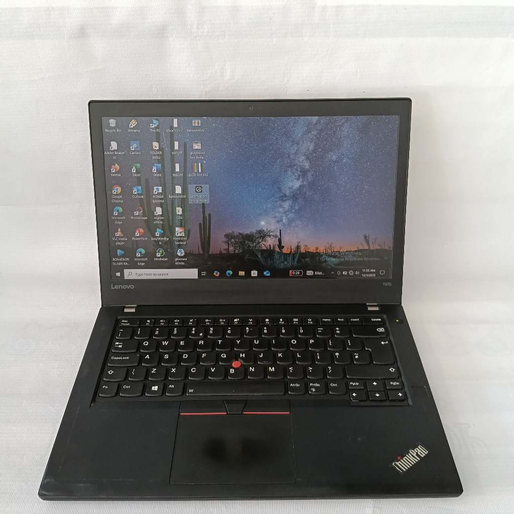 LAPTOP LENOVO THINKPAD T470 CORE I5-7300U RAM 16 NVME 256GB