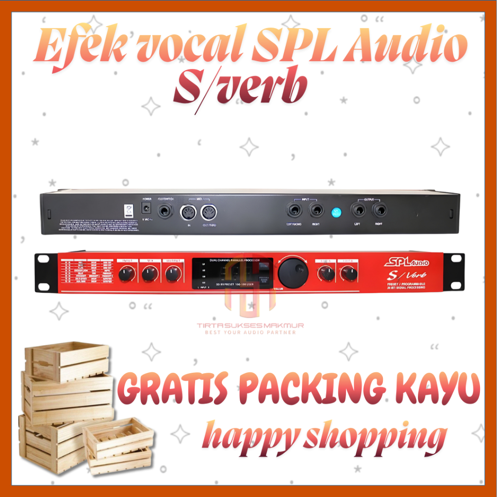 Efek vocal SPL Audio S/verb 100% ORIGINA
