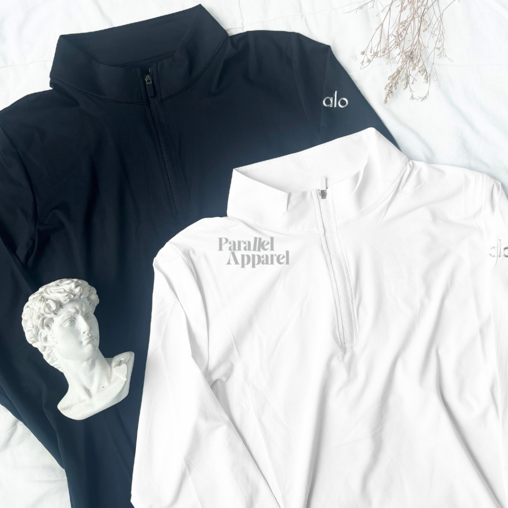 A1O Half-Zip Ribbed Rapid Pullover Jacket