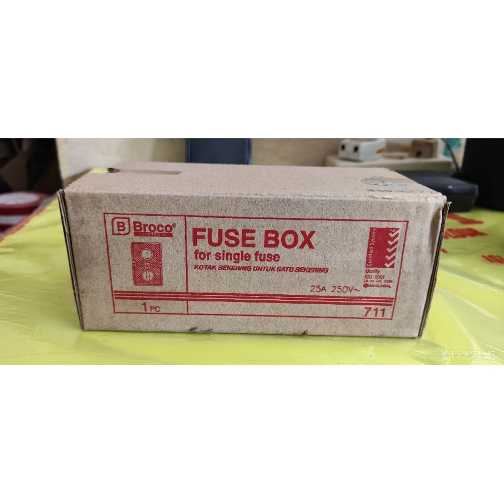 fuse box broco for single use