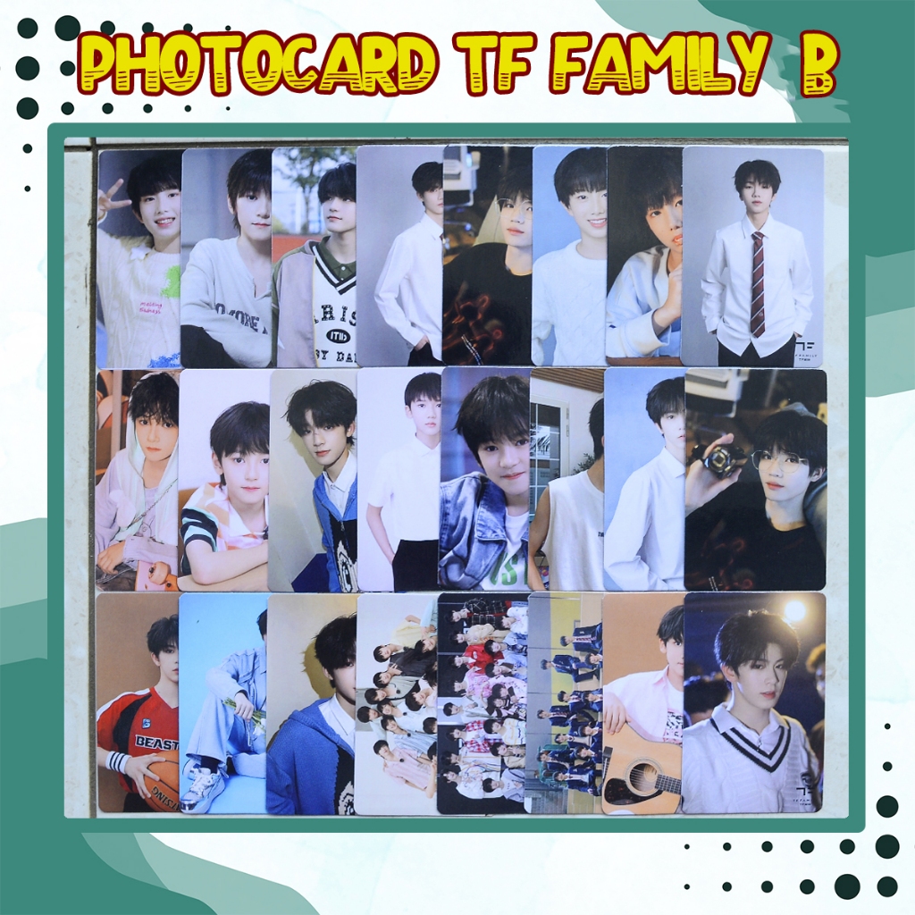 Photocard TF Family Gen 4 Isi 25 pcs Unoffical Buatan Fans Idola