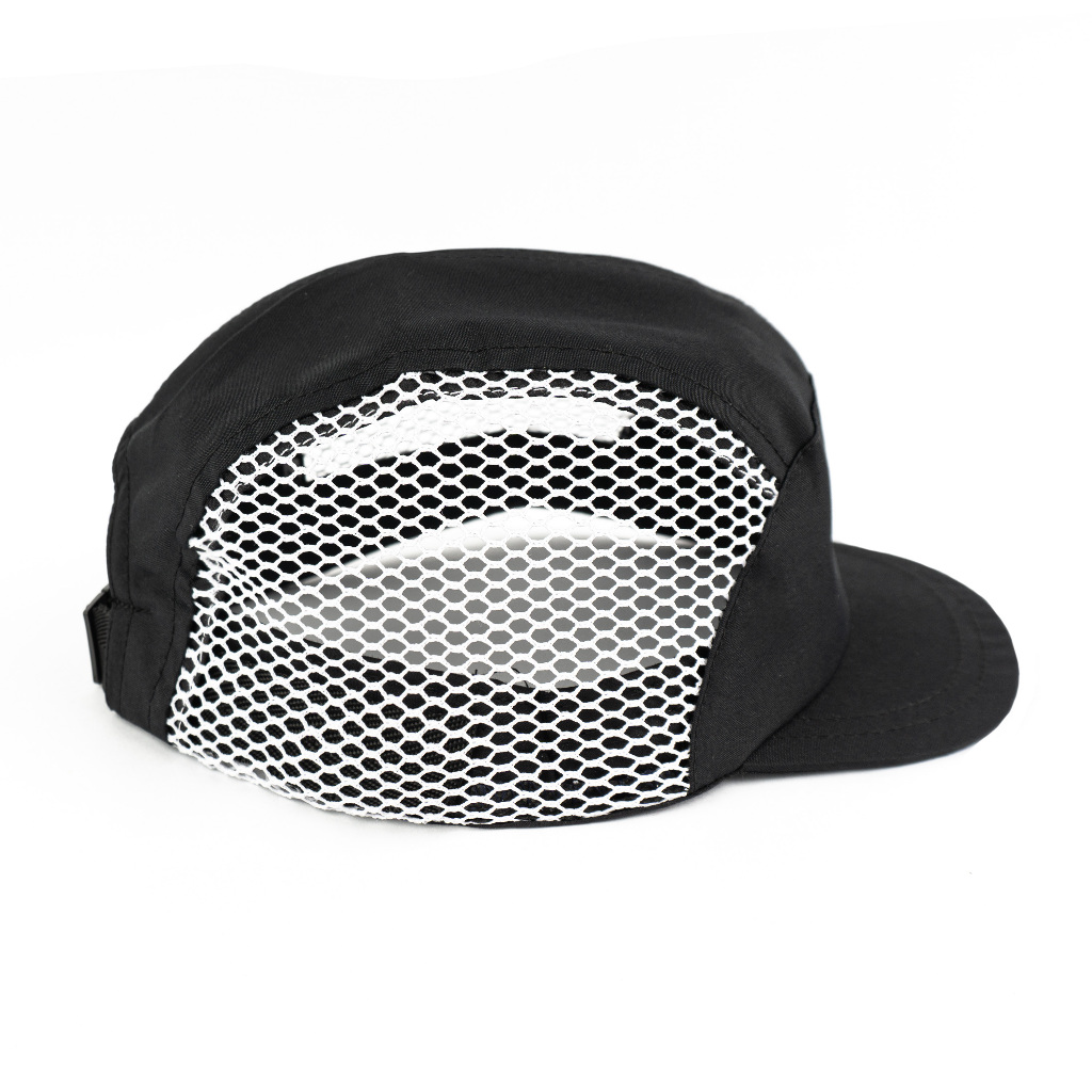 [Free Box] Troy Company Active Cap Cycling Cap Black White Triworld - Topi Outdoor Topi Lari Topi Sepeda Hitam Putih ACD 3466