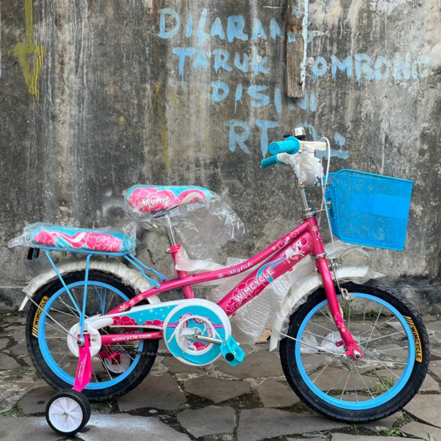 Sepeda Anak Mini 16 Inch Wimcycle Skylab (Original Wimcycle) Ban Pompa