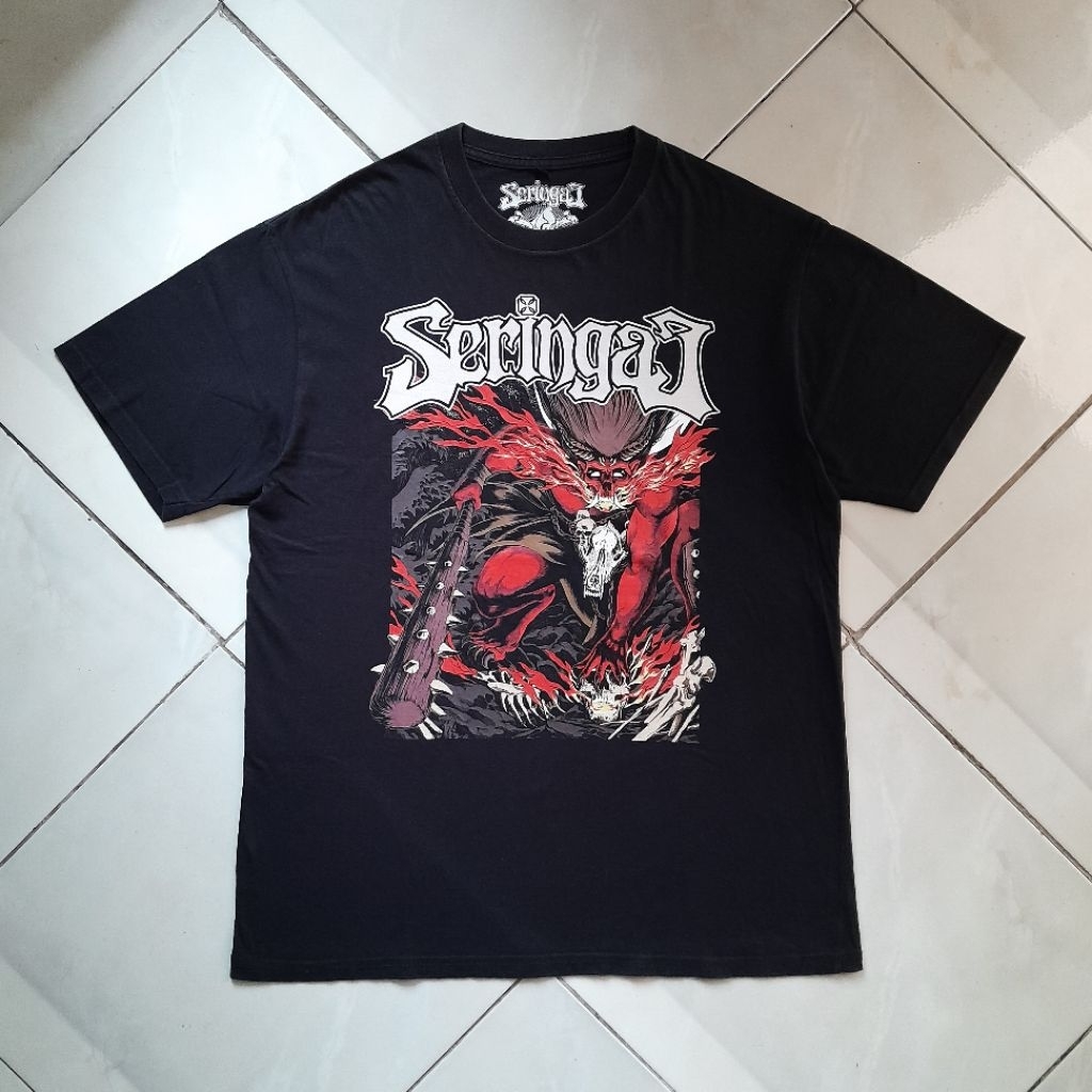 T-Shirt SERINGAI - ADRENALIN MERUSUH (Likeblackmerch)