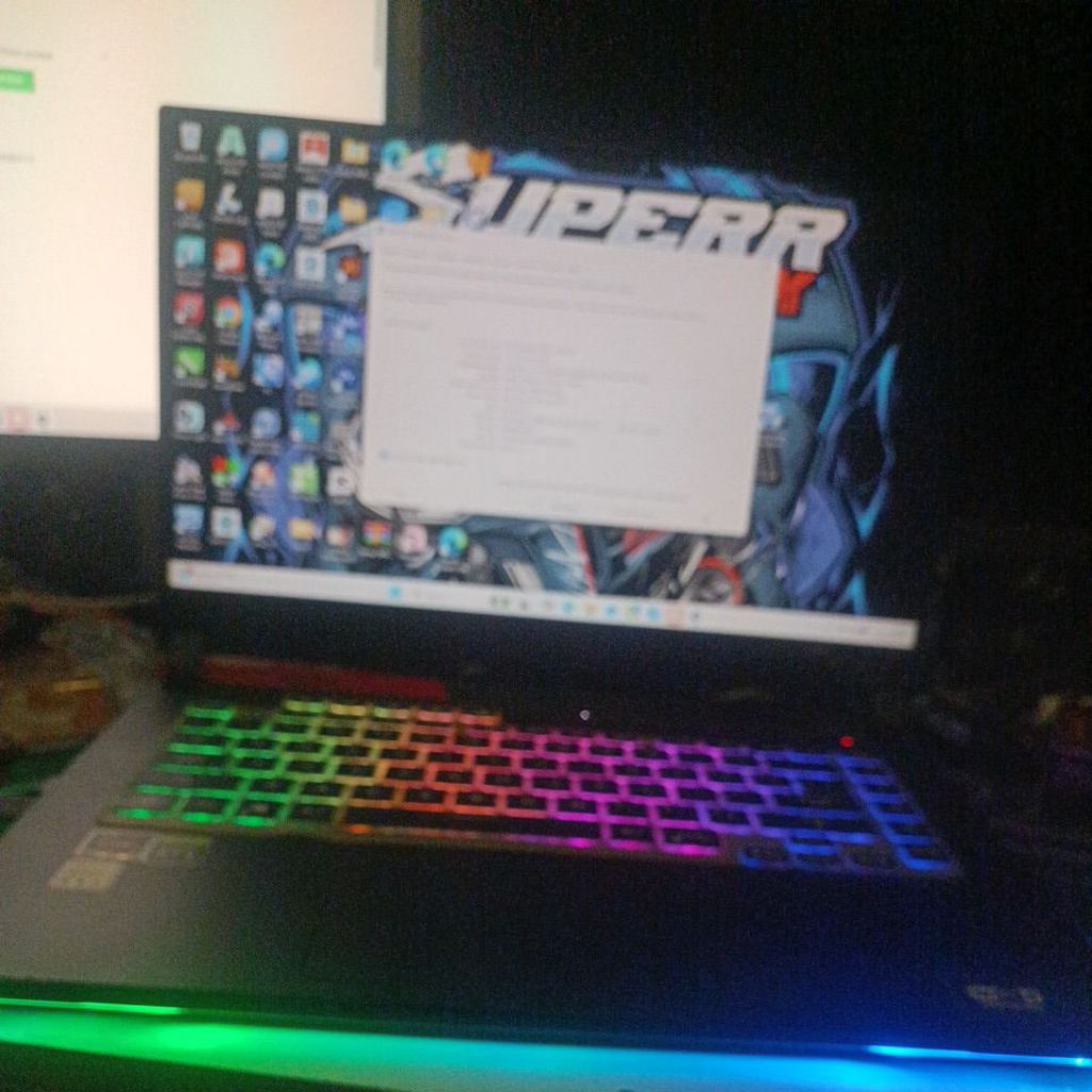 jual asus laptop ROG strix G G531QC ram 16 ssd 512 gb mulus