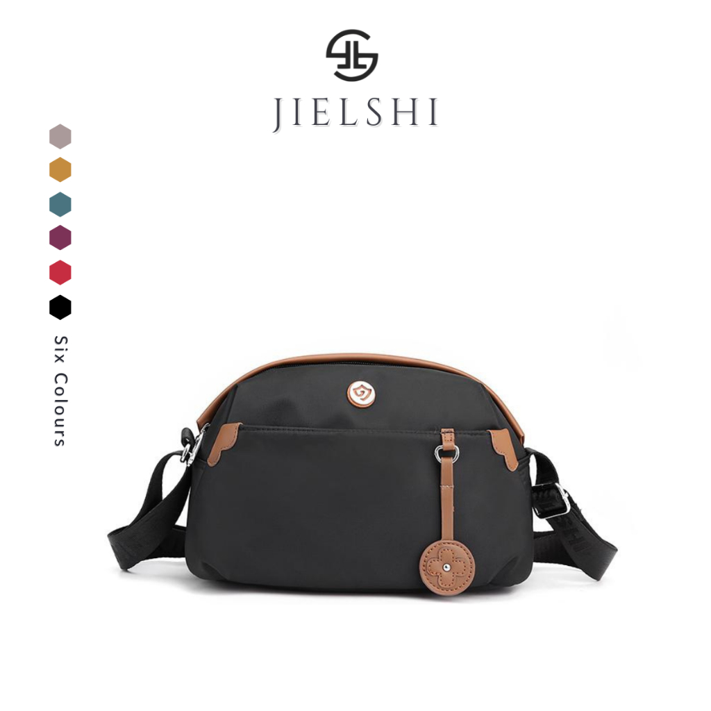 AOLONG Tas Selene 2617#SL.110 - Tas Selempang Fashion Wanita Bahan Parasut Tebal Premium Anti Air