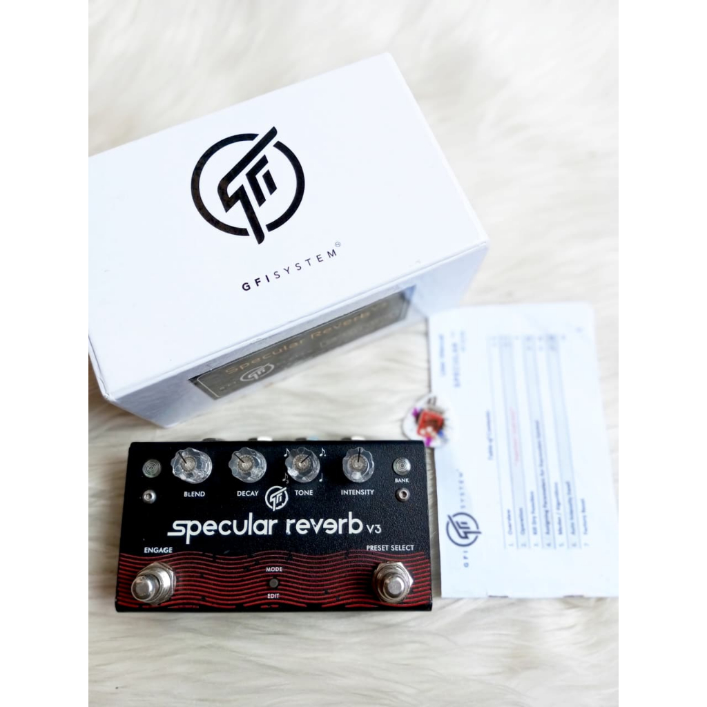 GFI System Specular Reverb v3 pedal efek gitar bass