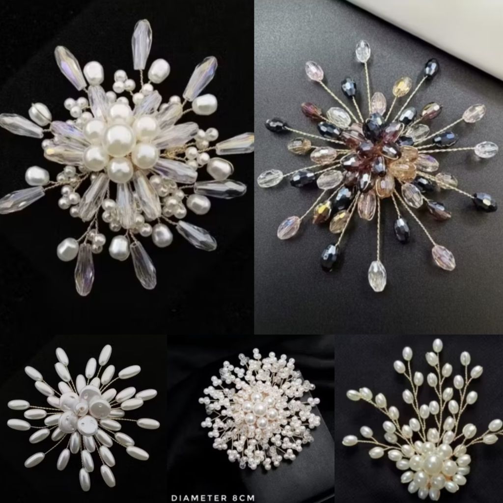 Bros Mutiara Besar / Bros Mutiara Premium / Bros Dada / Bros Fashion Wanita