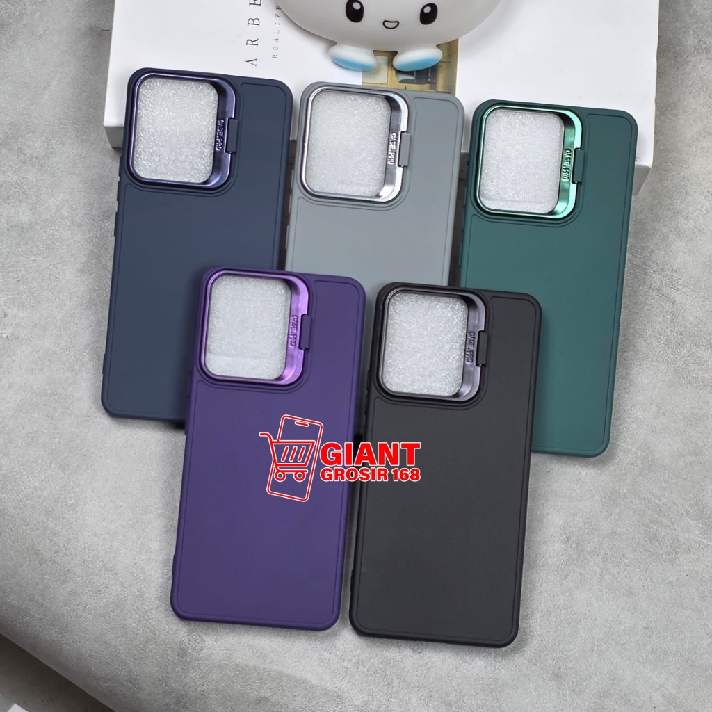 Case Vivo V60 Lite Vivo V60 Softcase Macaron Stand Ring Kamera Case Vivo V60 Lite Vivo V60