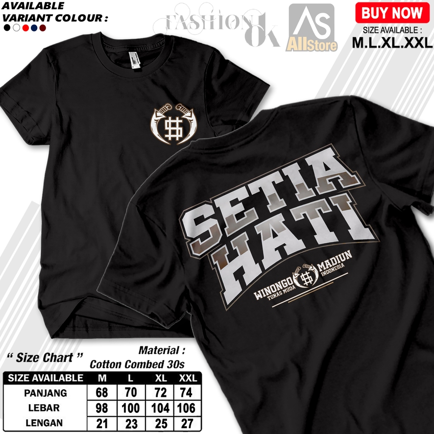 Kaos pshw-tm "SETIA-HATI" - Kaos PSHW/SH Winongo/1903